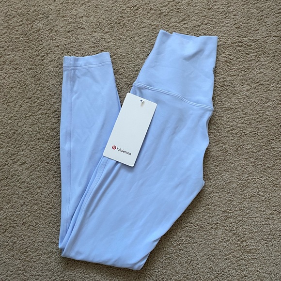 lululemon athletica Pants - NWT Lululemon Align HR Pant 25” Pastel Blue Size 4